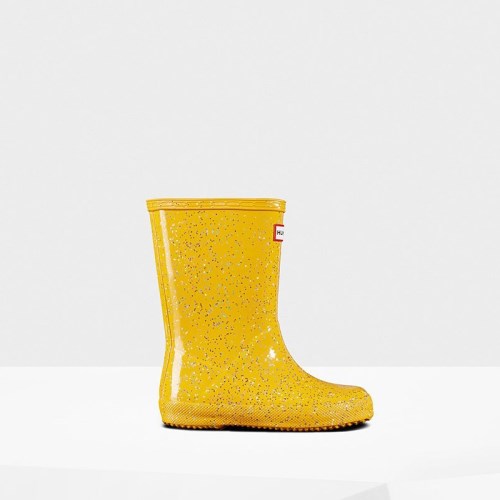 Hunter Original Giant Glitter Rain Boots For Kids - NZ F3465